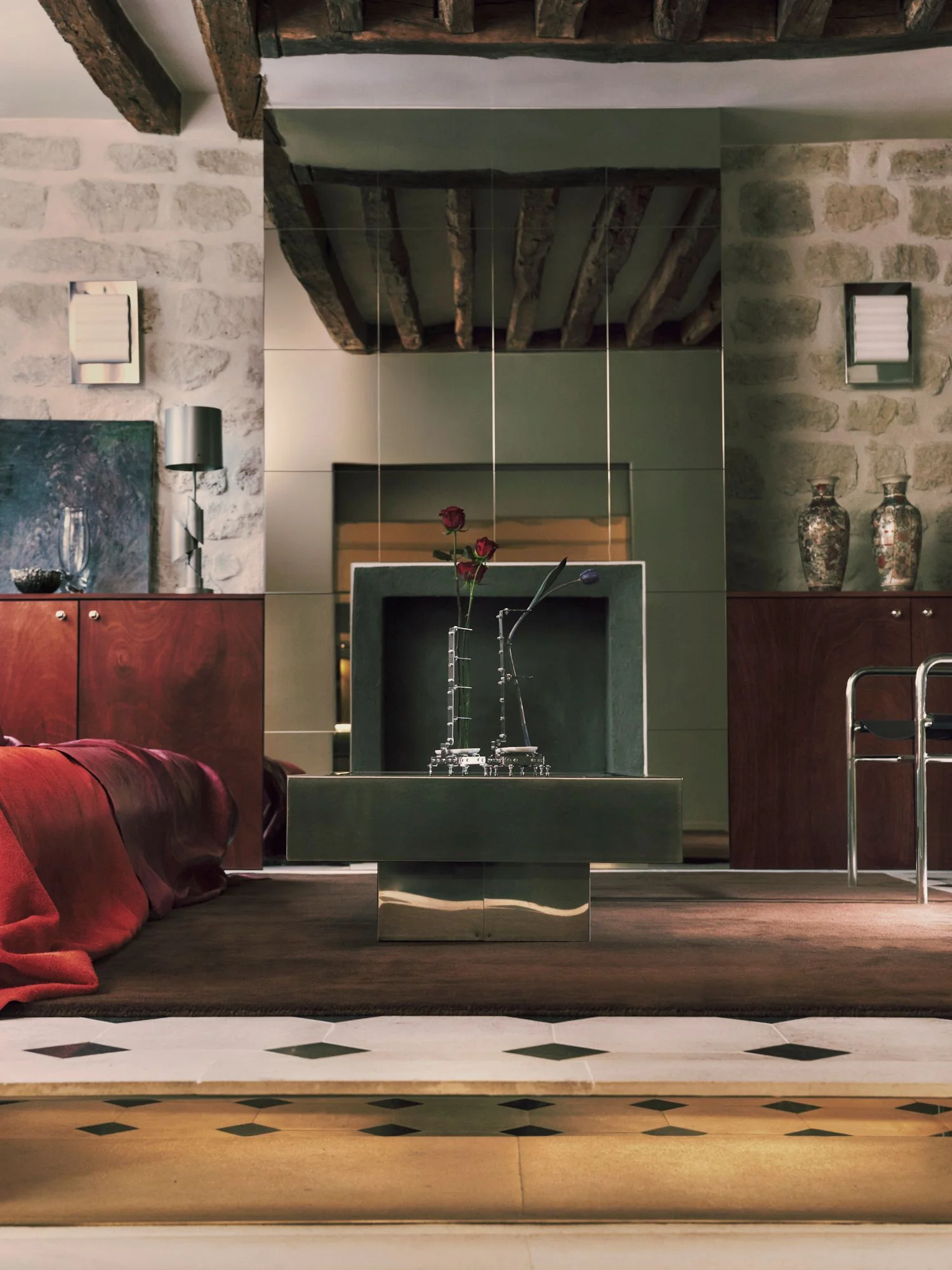 Image may contain Indoors Interior Design Home Decor Architecture Building Furniture Living Room Room and Rug