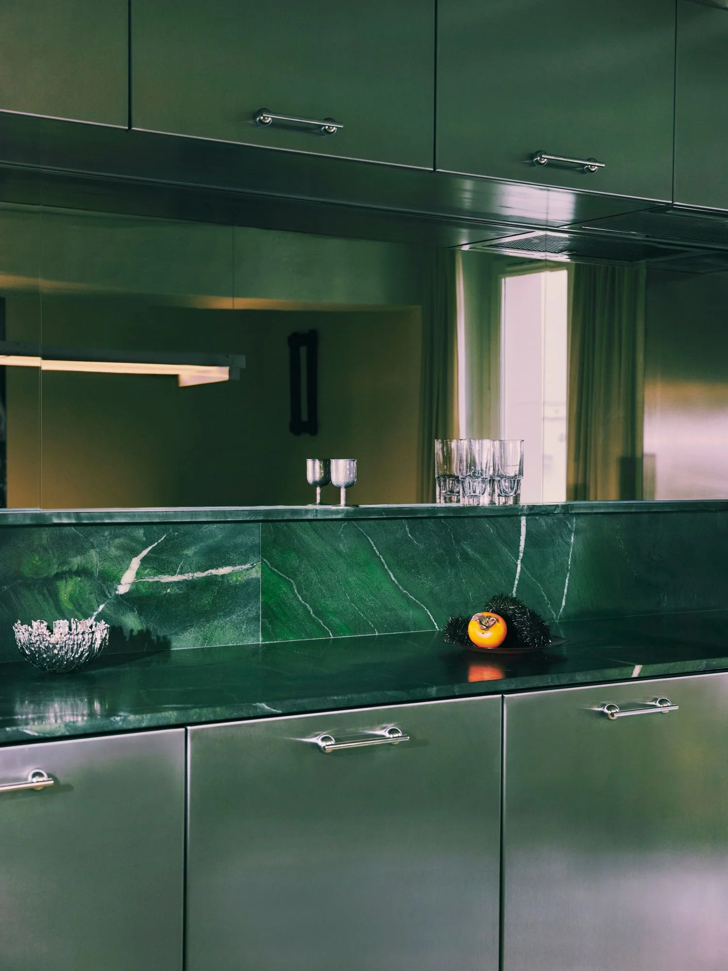 Image may contain Sink Sink Faucet Indoors and Kitchen