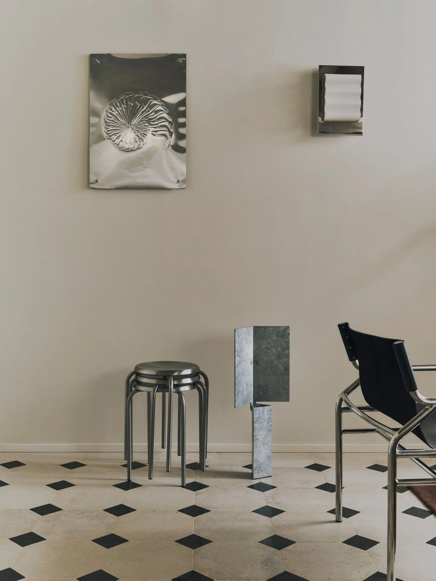 Image may contain Floor Flooring Home Decor Furniture Bar Stool Architecture Building and Wall