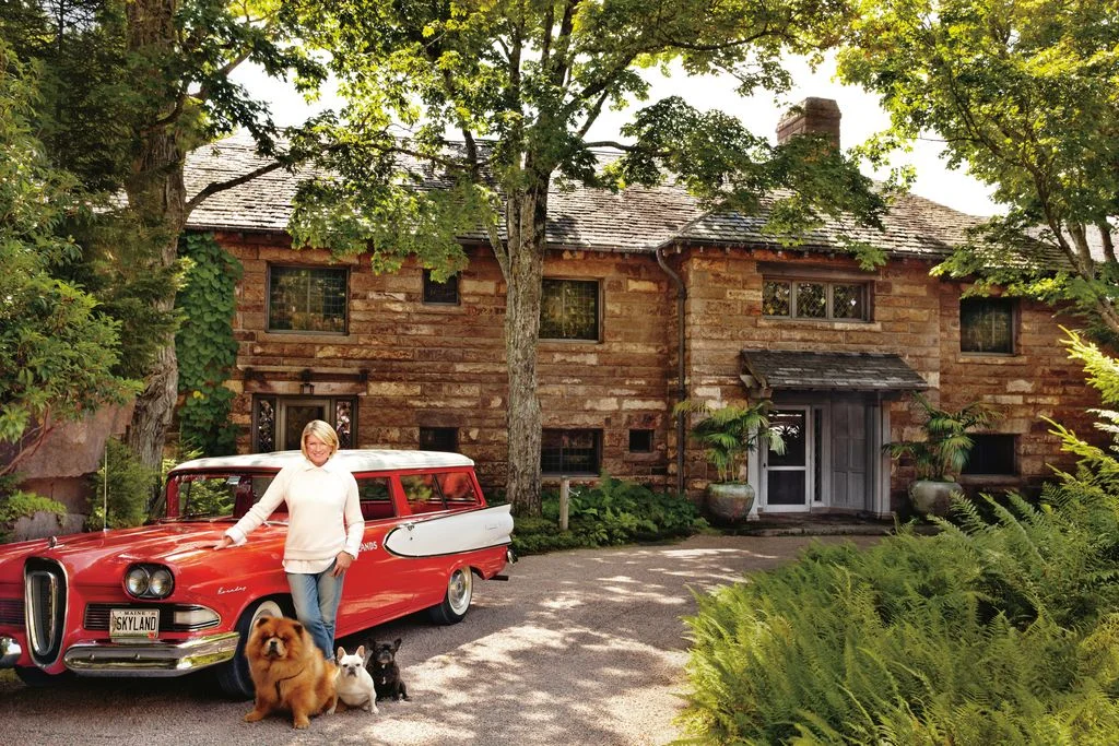 Martha Stewart at home in Skylands her retreat in Maine