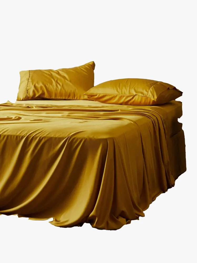 Image may contain: Furniture, Bed, and Bed Sheet