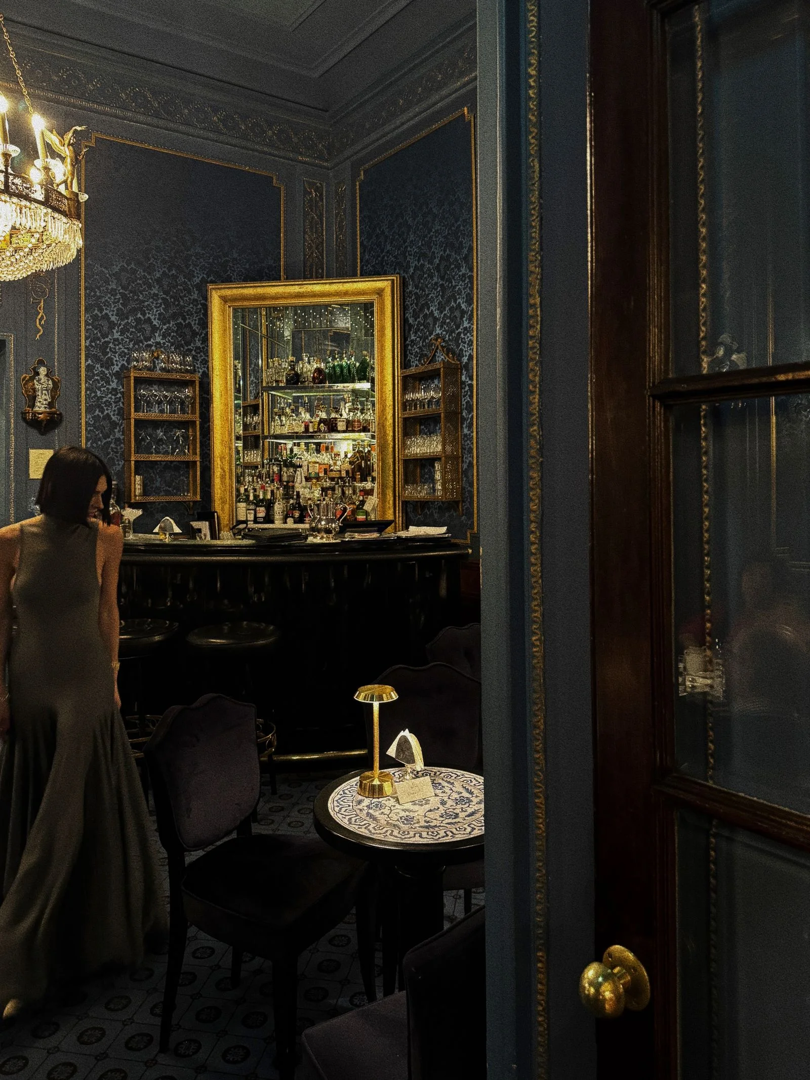 Image may contain Adult Person Wedding Chair Furniture and Bar