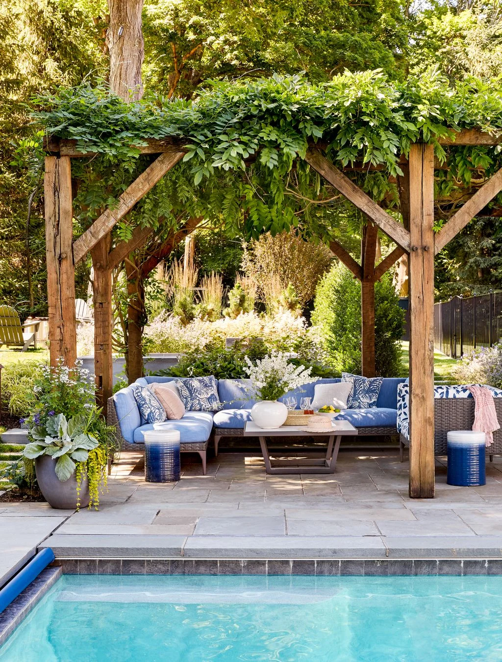 Image may contain Backyard Nature Outdoors Yard Architecture Building House Housing Porch Patio and Garden