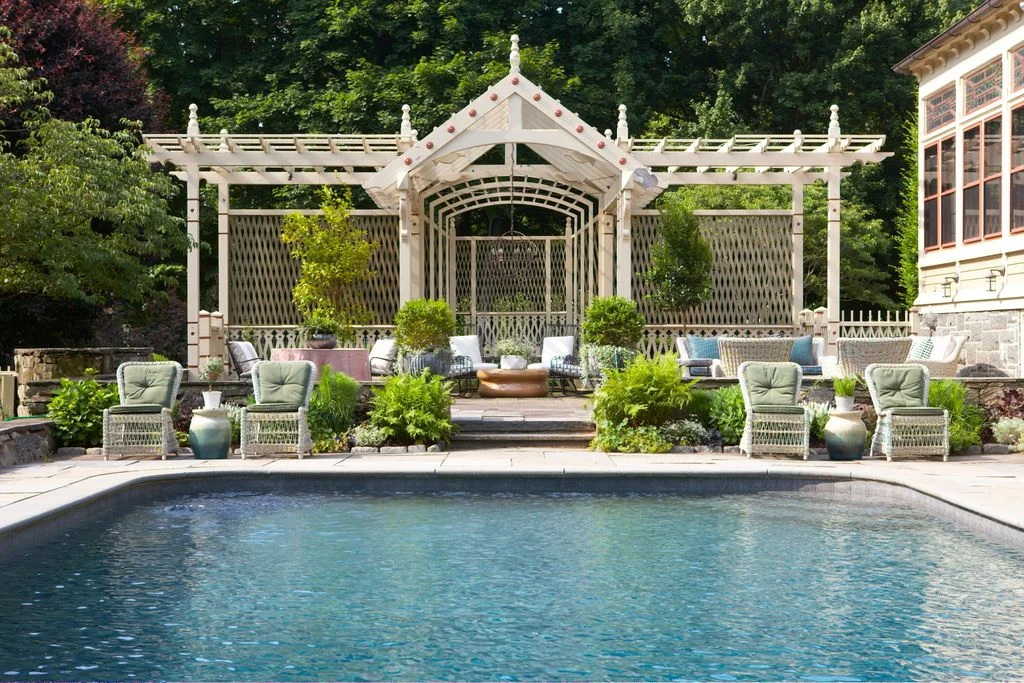 Image may contain Architecture Building House Housing Porch Backyard Nature Outdoors Yard Patio and Plant