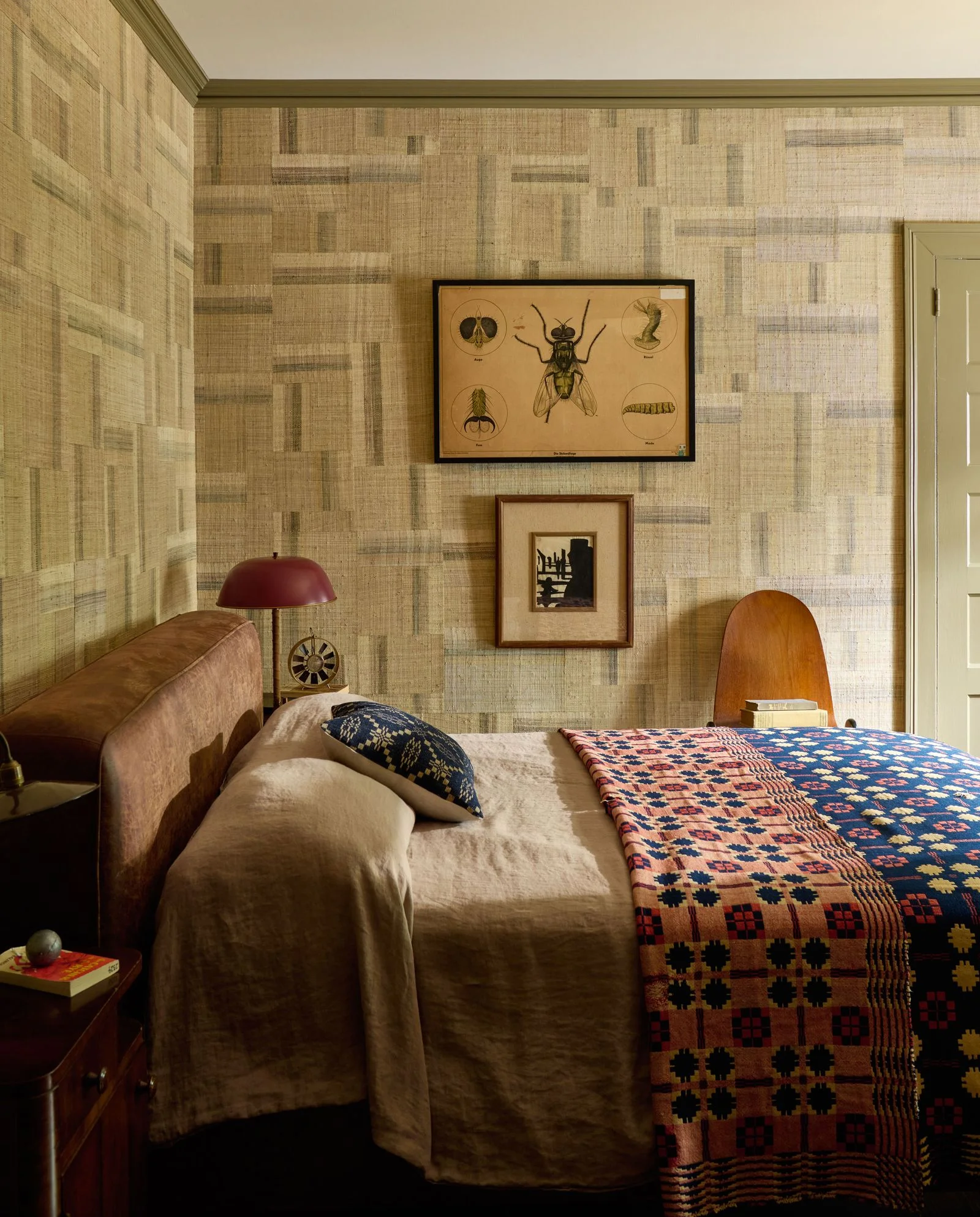 Image may contain Indoors Interior Design Cushion Home Decor Bed Furniture Bedroom Dorm Room Room and Wood Panels