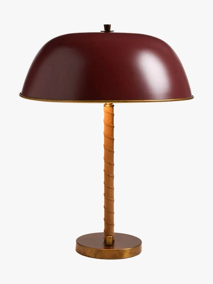 Image may contain: Lamp, Lampshade, and Table Lamp