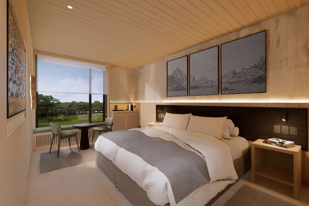 Image may contain Indoors Interior Design Home Decor Chair Furniture Bed Cushion Art Painting Bedroom and Room