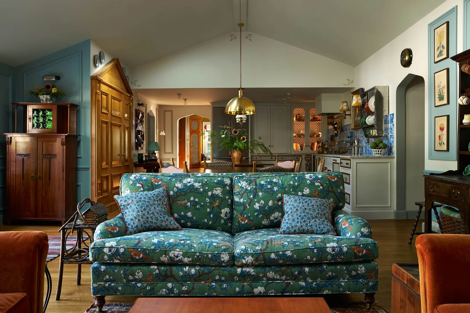 Image may contain Home Decor Couch Furniture Cushion Architecture Building Indoors Living Room Room and Pillow