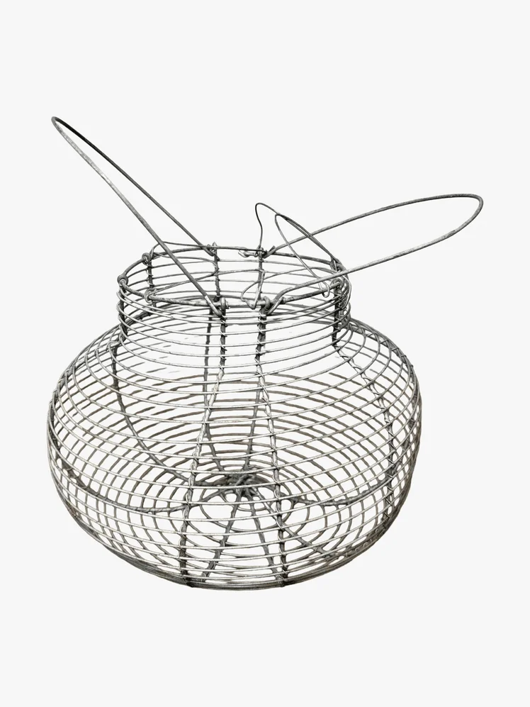 Image may contain: Basket, and Wire