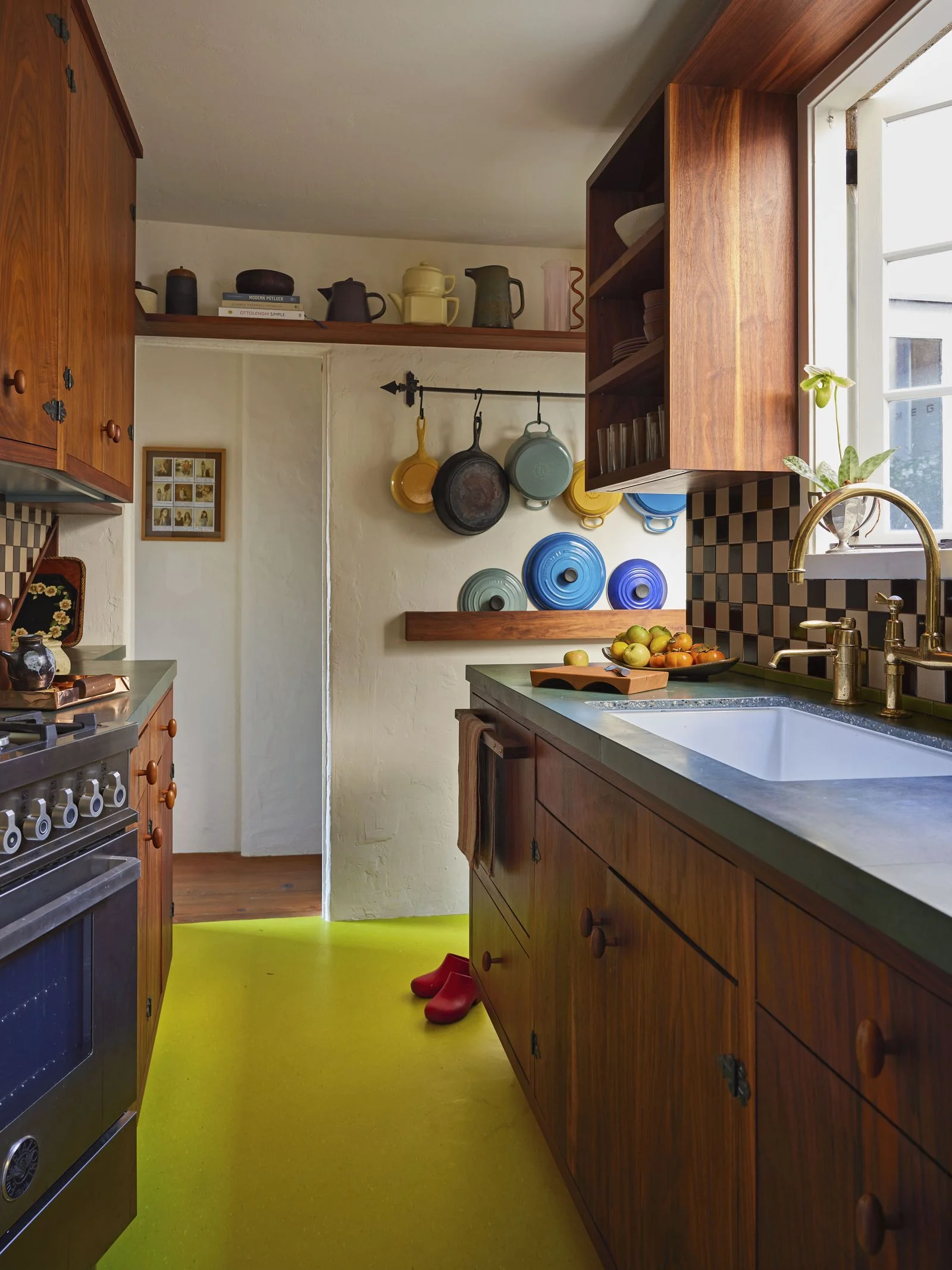 Image may contain Indoors Interior Design Kitchen Sink and Sink Faucet