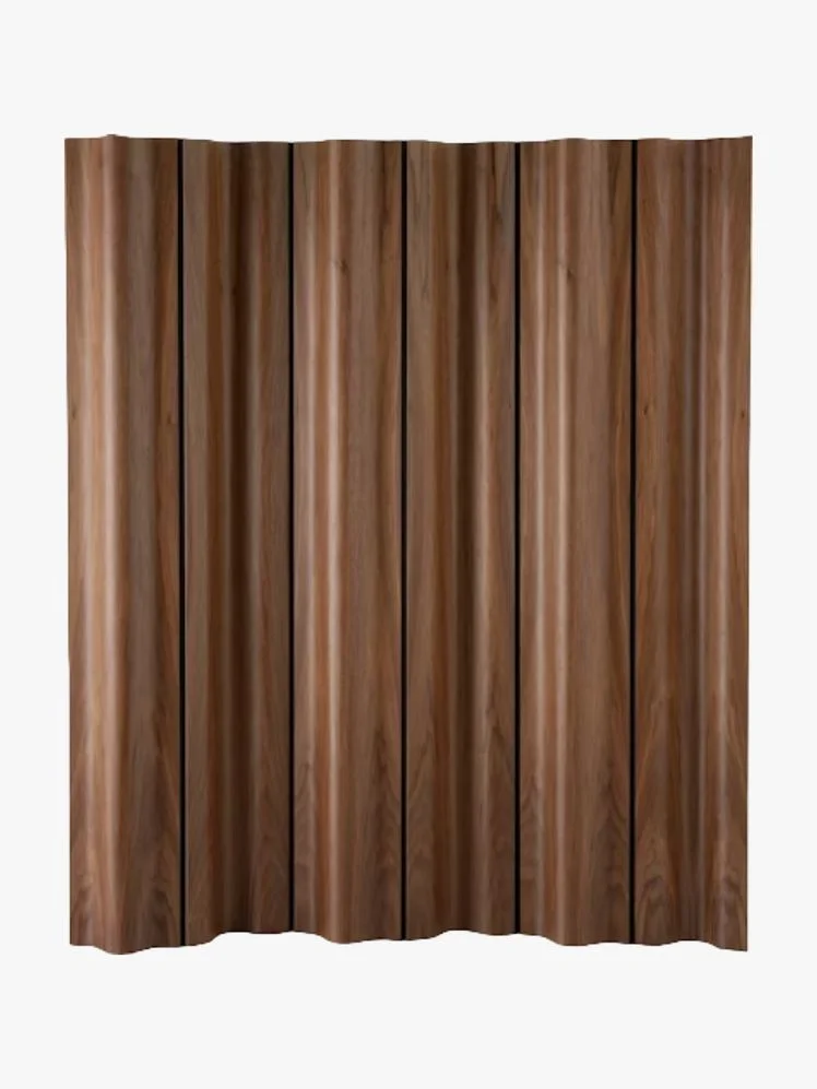 Image may contain: Indoors, Interior Design, Wood, Hardwood, Wood Panels, Door, Fence, Stained Wood, and Blackboard