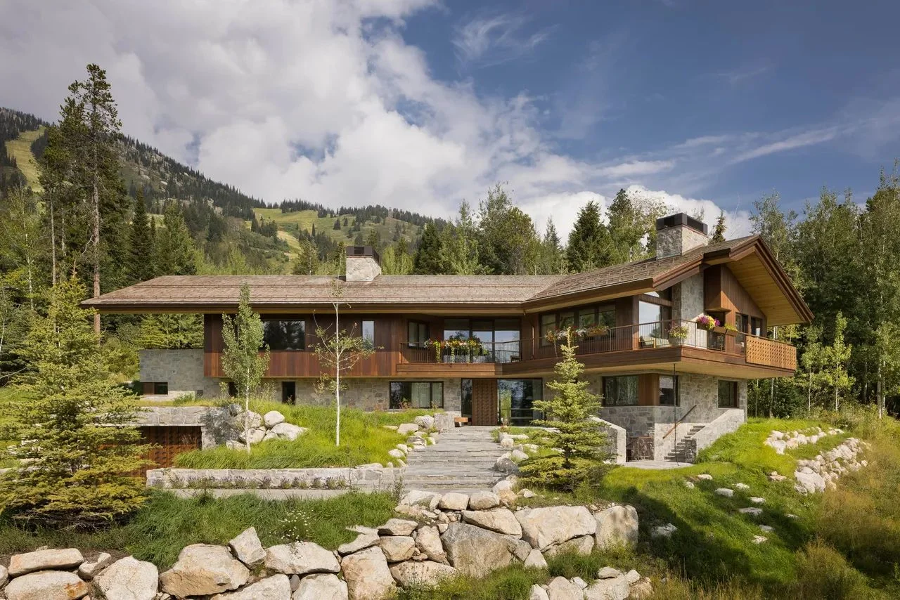 Image may contain Architecture Building Cottage House Housing Nature Outdoors Scenery Plant Hotel and Resort