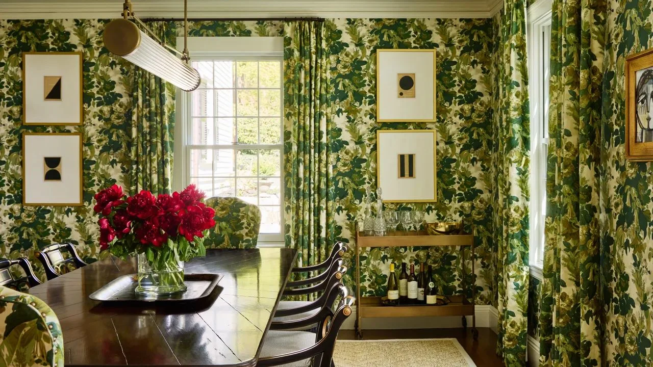 Image may contain Architecture Building Dining Room Dining Table Furniture Indoors Room Table and Interior Design