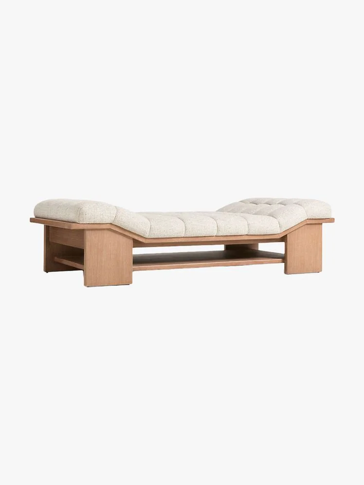 Daybed with midcentury modern design.