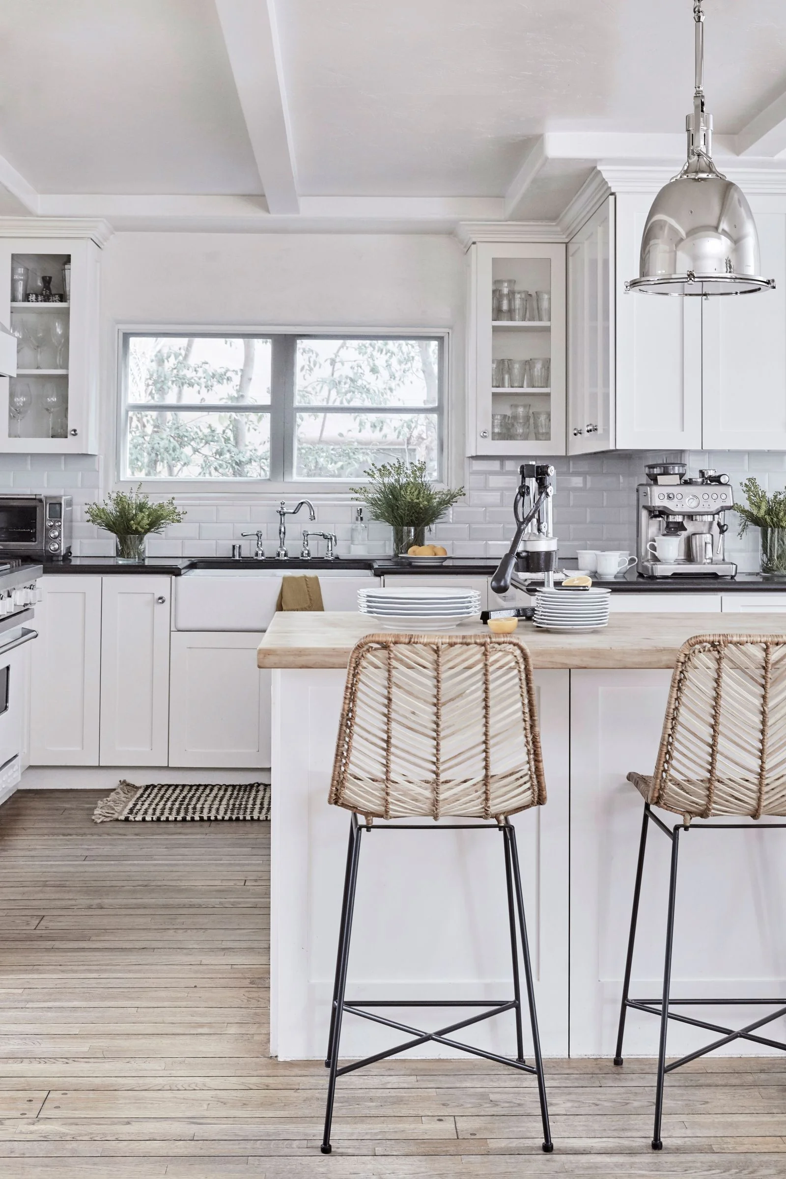 a white kitchen
