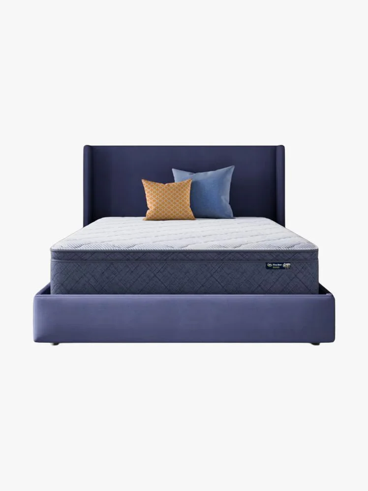 Image may contain: Furniture, Cushion, Home Decor, and Bed