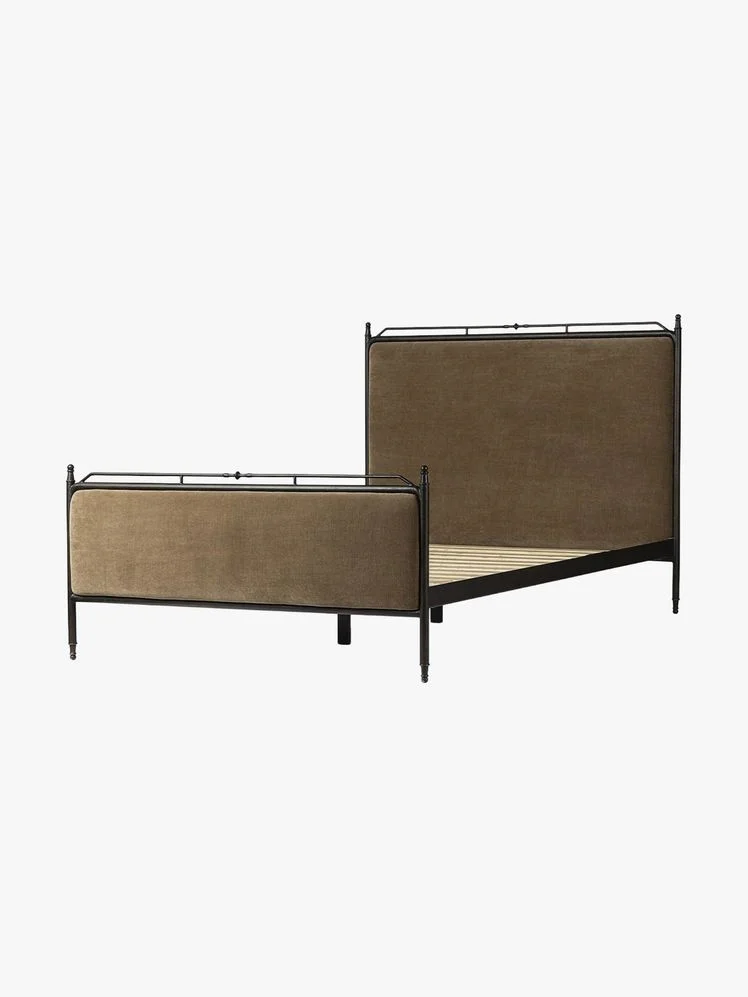 Image may contain: Furniture, Table, Crib, Infant Bed, Couch, and Bed