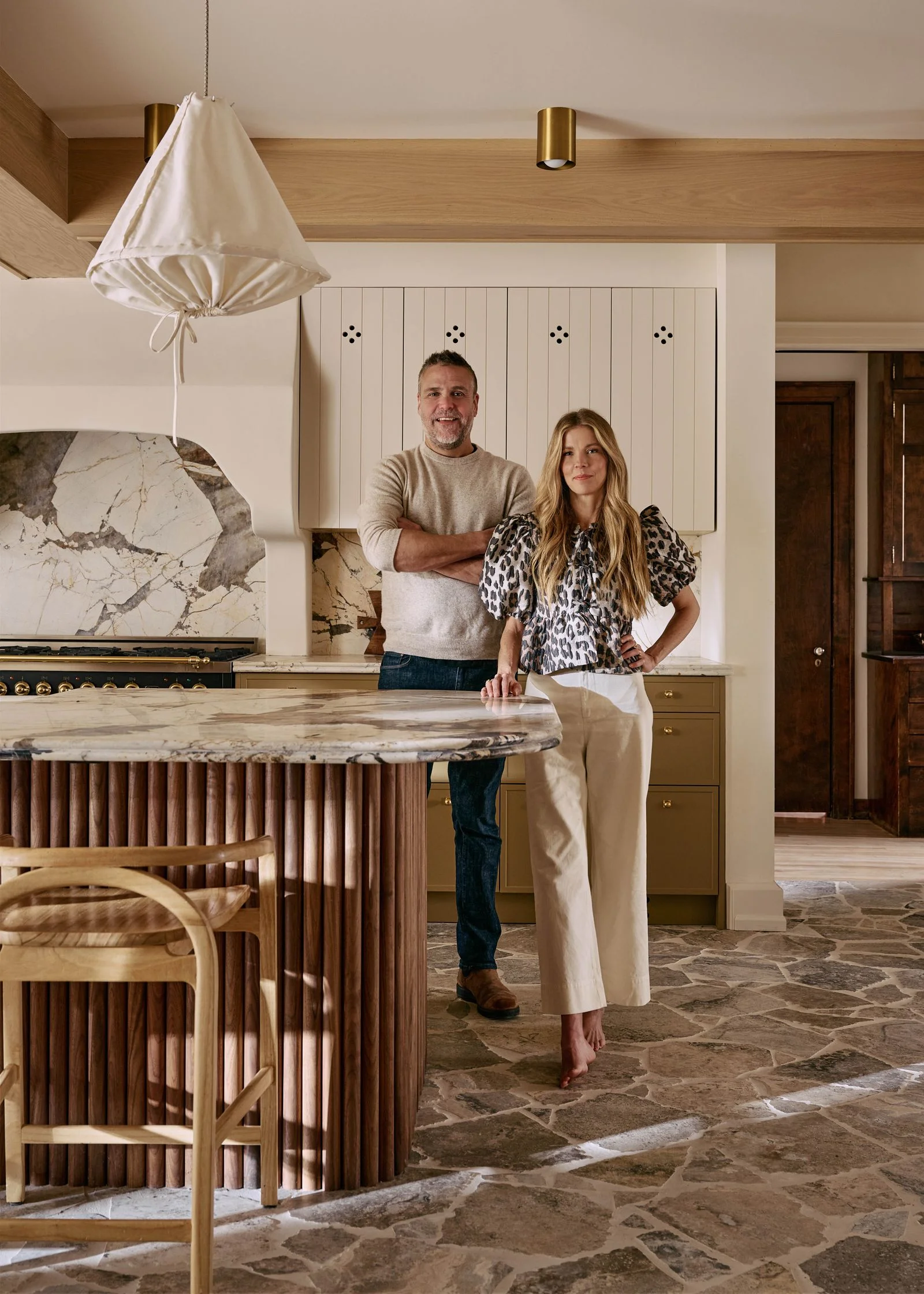 Image may contain Hamid Bouchnak Christie Clark Floor Furniture Table Flooring Indoors Interior Design and Wood