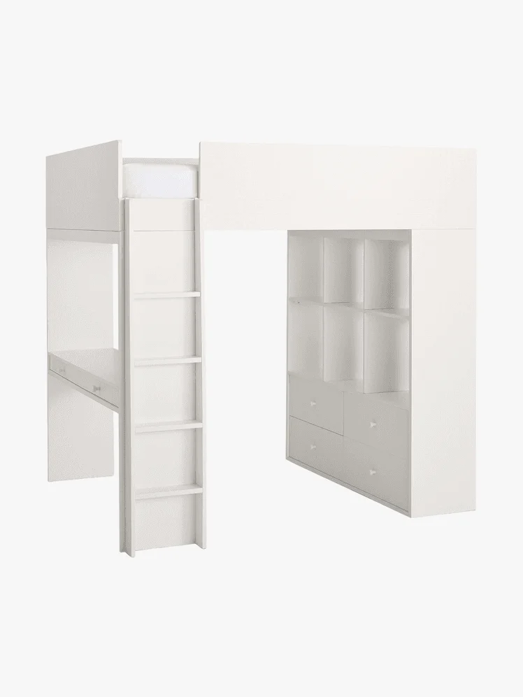 West Elm Milo Full Loft Bed with Desk