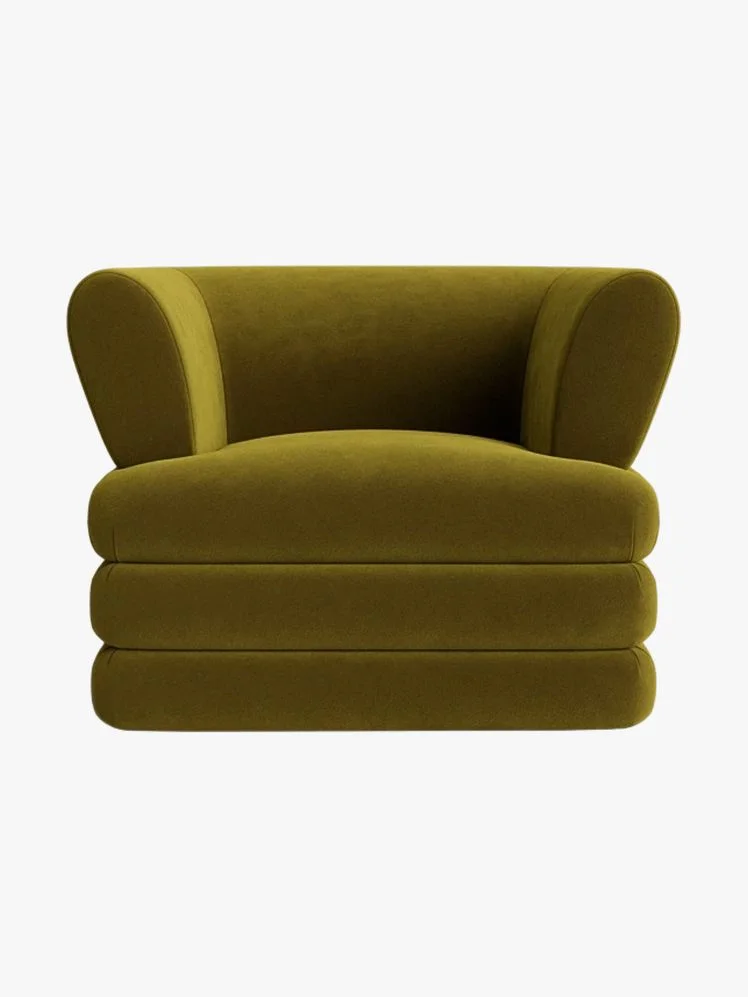 Image may contain: Furniture, Chair, Cushion, Home Decor, and Armchair