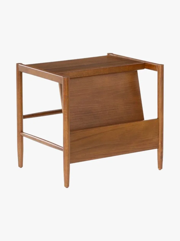 Image may contain: Coffee Table, Furniture, Table, Wood, Plywood, Drawer, Crib, and Infant Bed