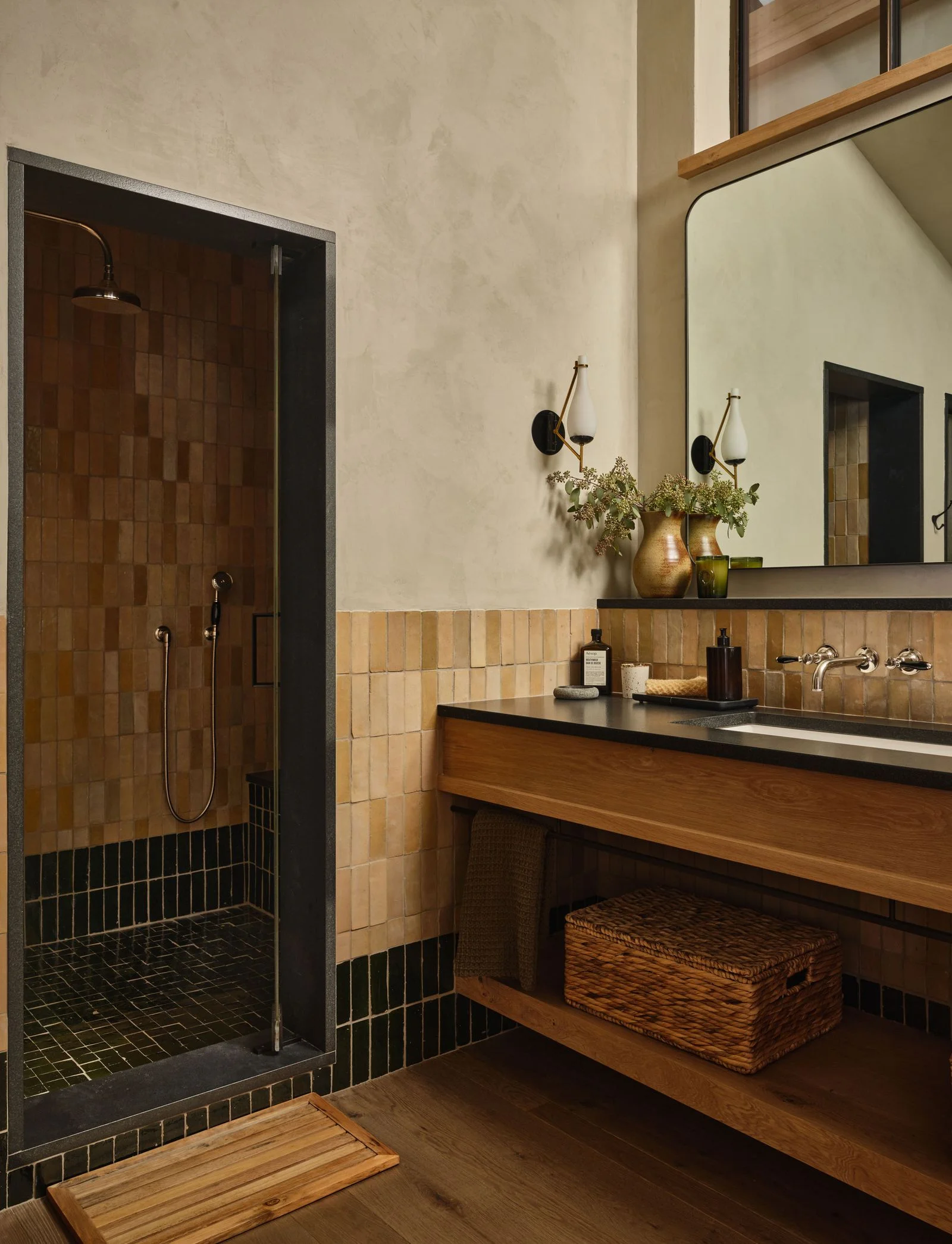 Image may contain Indoors Interior Design Sink and Sink Faucet