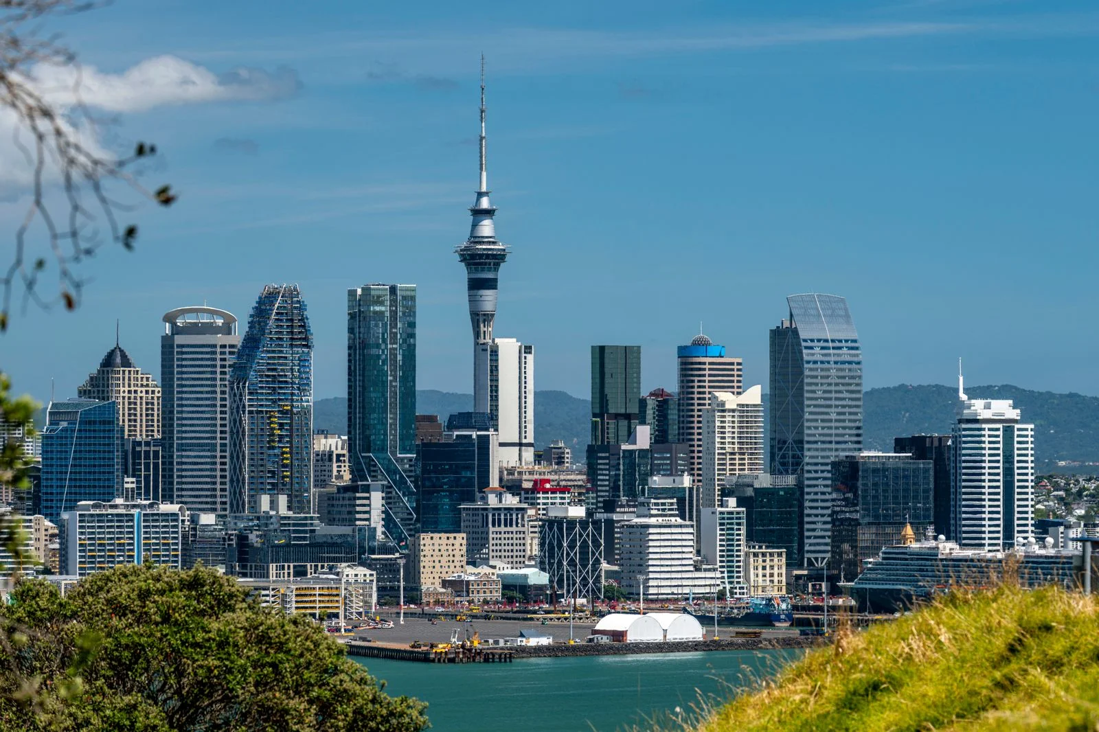 Central business district Auckland New Zealand