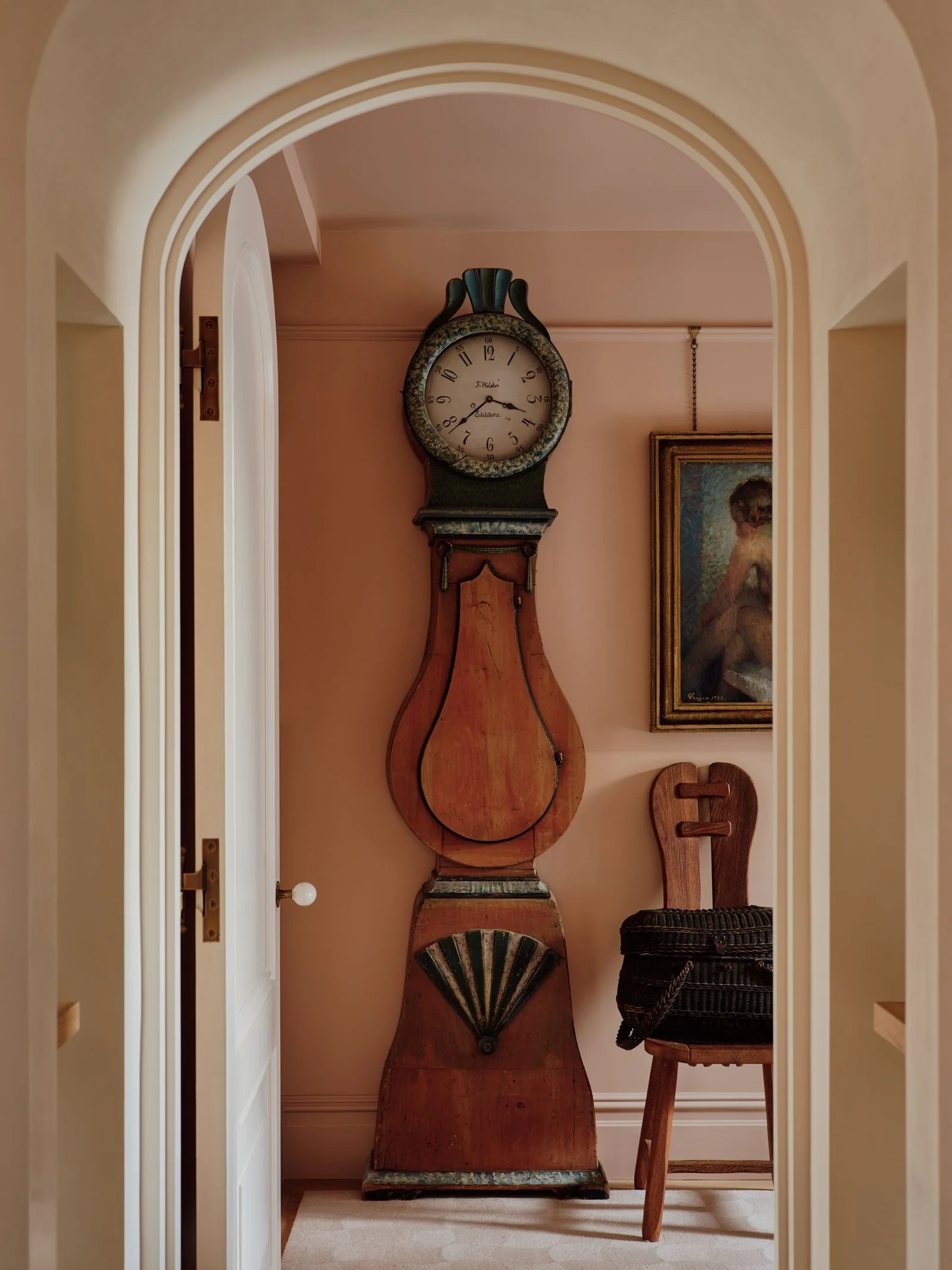 Image may contain Analog Clock Clock Accessories Bag Handbag Indoors and Interior Design