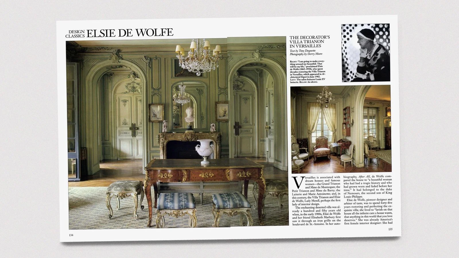 Image may contain Chandelier Lamp Indoors Interior Design Dressing Room Room Furniture Table and Architecture