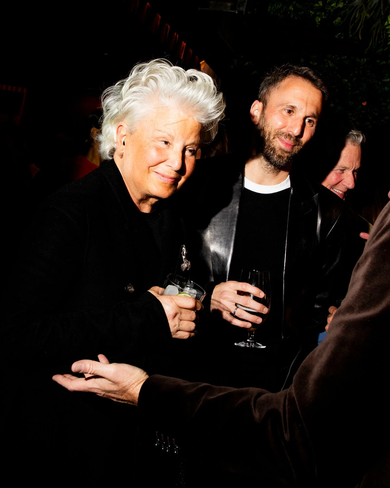 Image may contain Breckin Meyer Body Part Finger Hand Person Face Head Photography Portrait Clothing and Coat