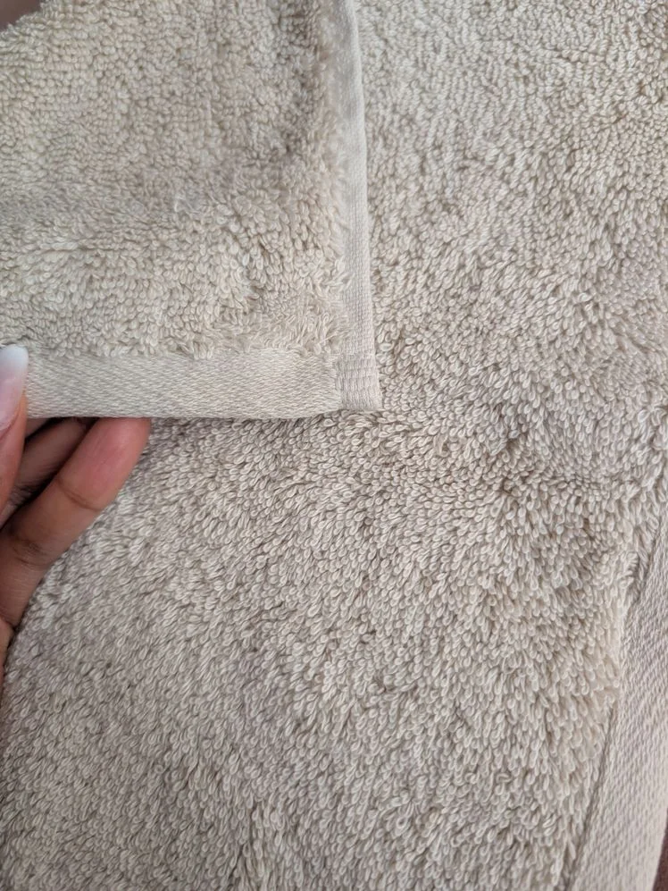 Closeup of towel texture