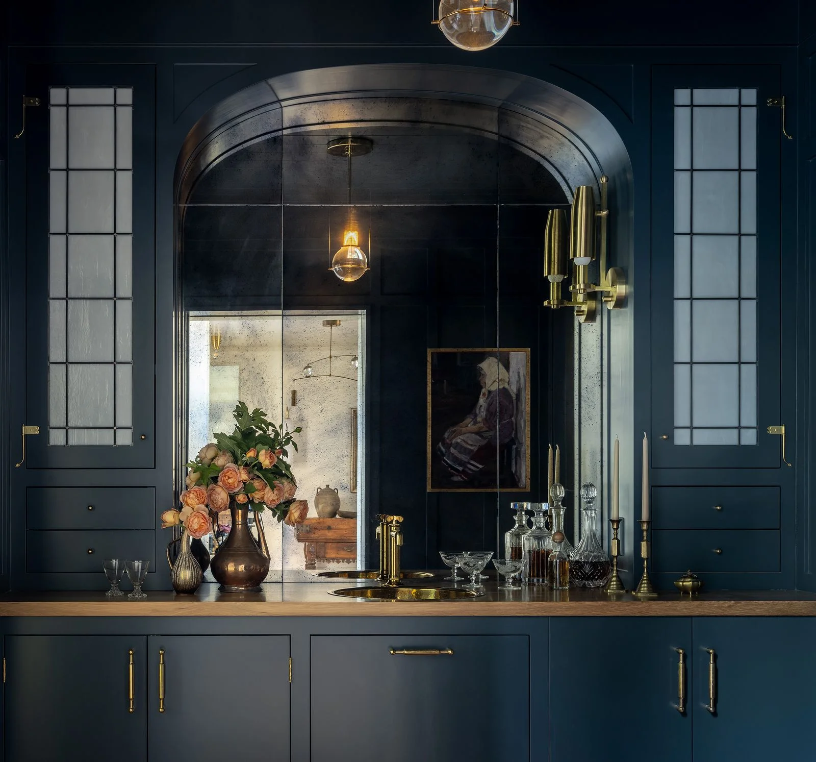 Image may contain Jason Worilds Indoors Interior Design Sink Sink Faucet Candle Adult Person and Kitchen