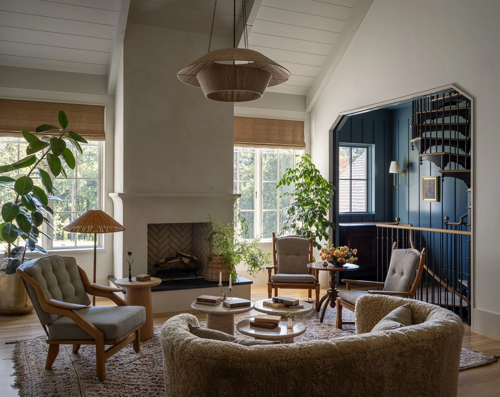 Image may contain Home Decor Plant Chair Furniture Table Indoors Interior Design Architecture and Building