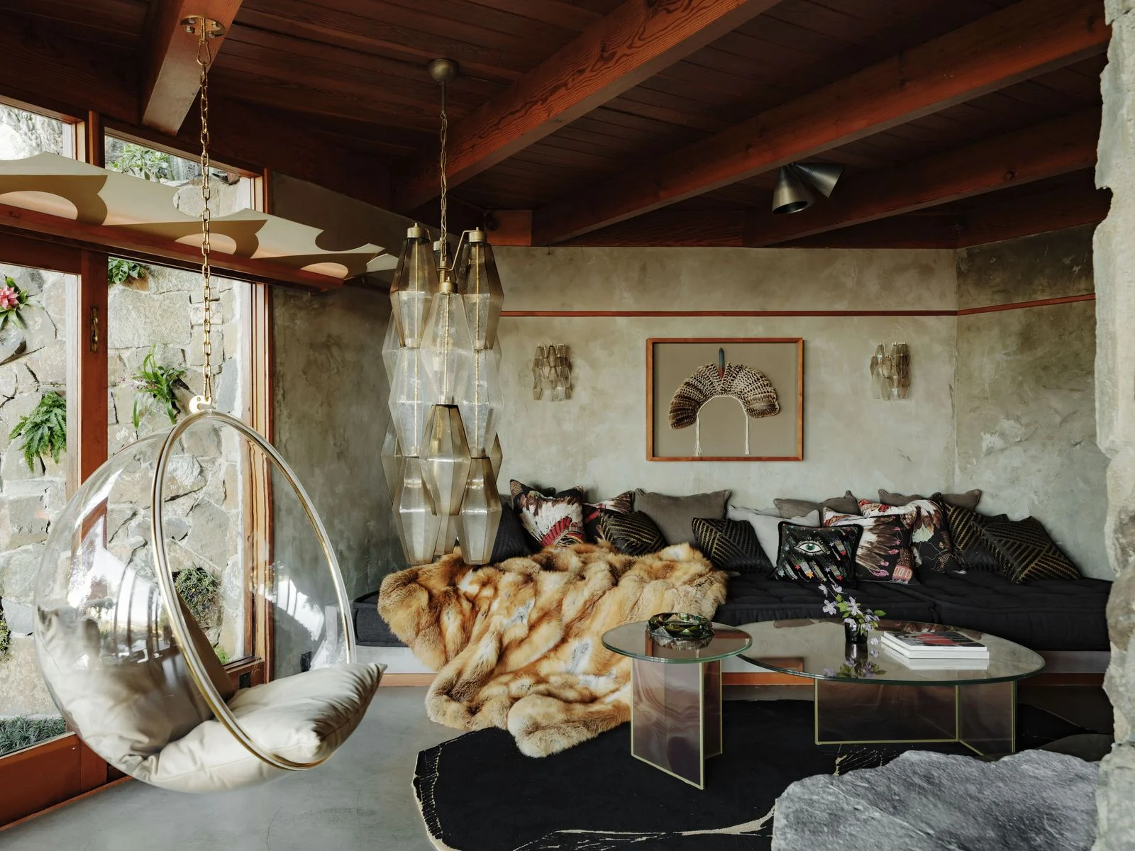 Image may contain Couch Furniture Home Decor Indoors Interior Design Coffee Table and Table