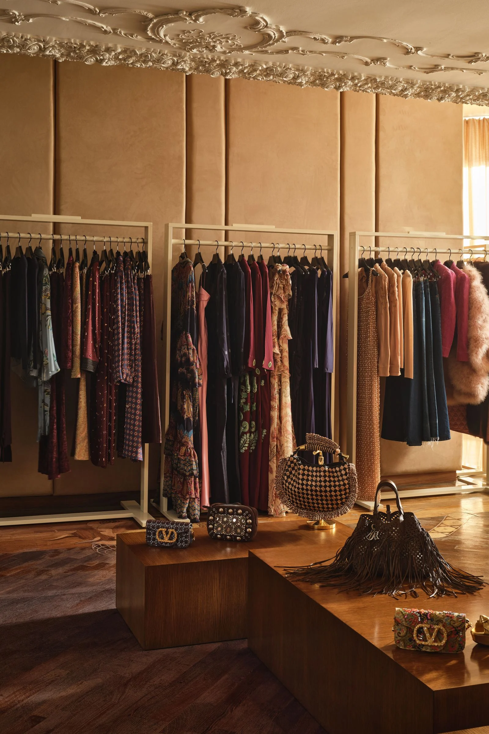 Image may contain Dressing Room Indoors Room Furniture Closet WalkIn Closet Accessories Bag Handbag and Shop