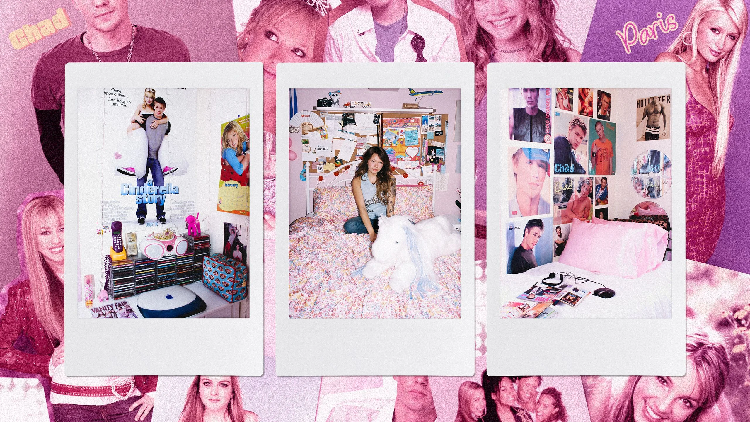 Image may contain Hilary Duff MaryKate Olsen Justin Bieber Chad Michael Murray Lindsay Lohan and RavenSymon