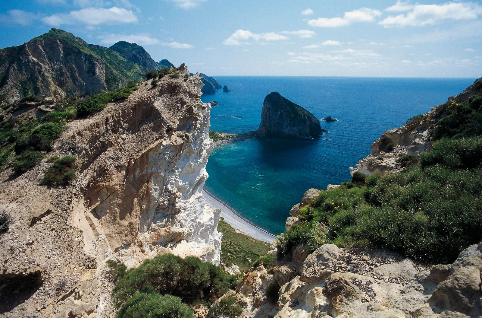 Mare scogli rocce spiaggia montagna Palmarola
