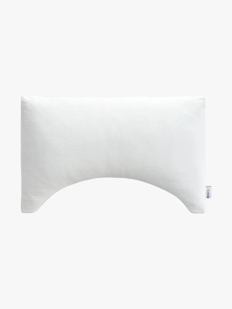 Crescent shaped pillow