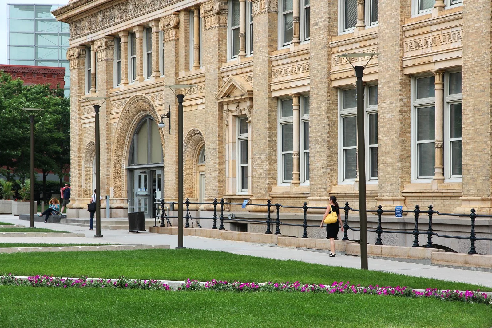 The Drexel University building in Philadelphia PA